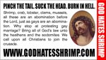 GodHatesShrimp.com cards